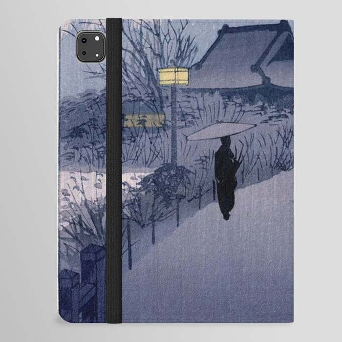 Rainy Day in Tokyo Shiro Kasamatsu iPad Folio Case