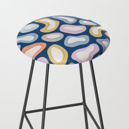 Abstract geometric colorful pattern Bar Stool