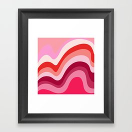 Retro Waves 4 Framed Art Print