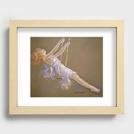 “Fishnet Swing” by Arthur Spear (1900) Recessed Framed Print