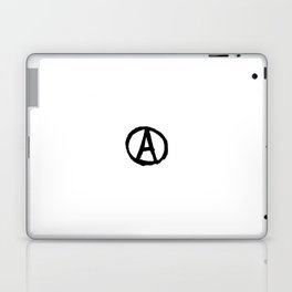 Symbol of anarchy bw Laptop Skin