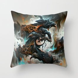 Midrut, Lord of the Black Throw Pillow