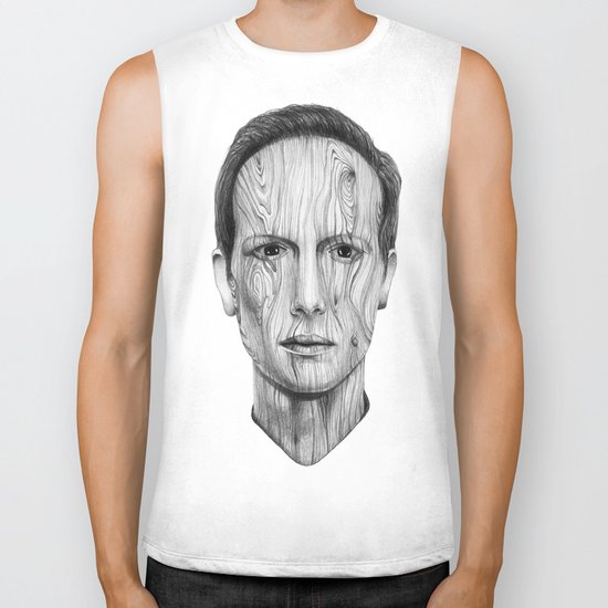 Wood Man Biker Tank