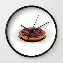 jam tart Wall Clock | Photo, Food 