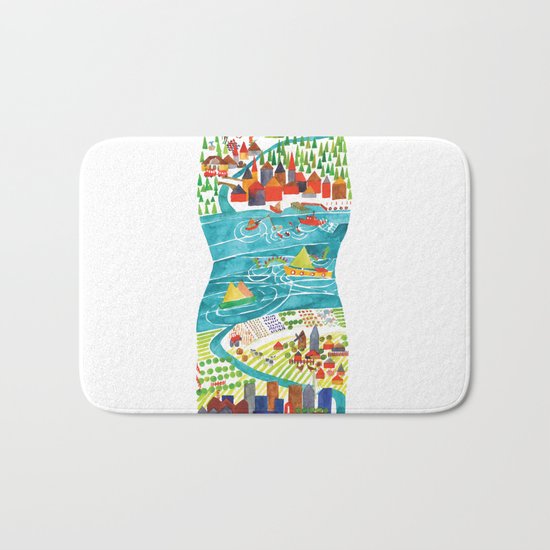 Water is life Bath Mat