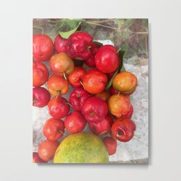 Juicy Fruit Metal Print | Fruitbowl, Orange, Food, Brazilian, Riodejaneiro, Picking, Red, Photo, Harvest, Bright 
