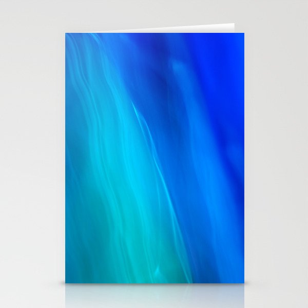 Blue Ocean abstract Stationery Cards