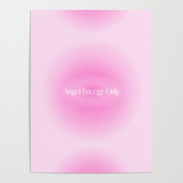 y2k soft pink aesthethic │soft girly sayings Poster