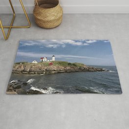 Nubble Lighthouse in Summer Rug