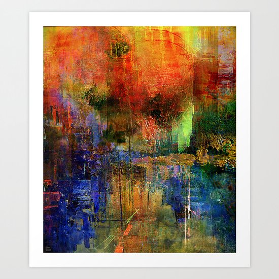 Nameless city Art Print