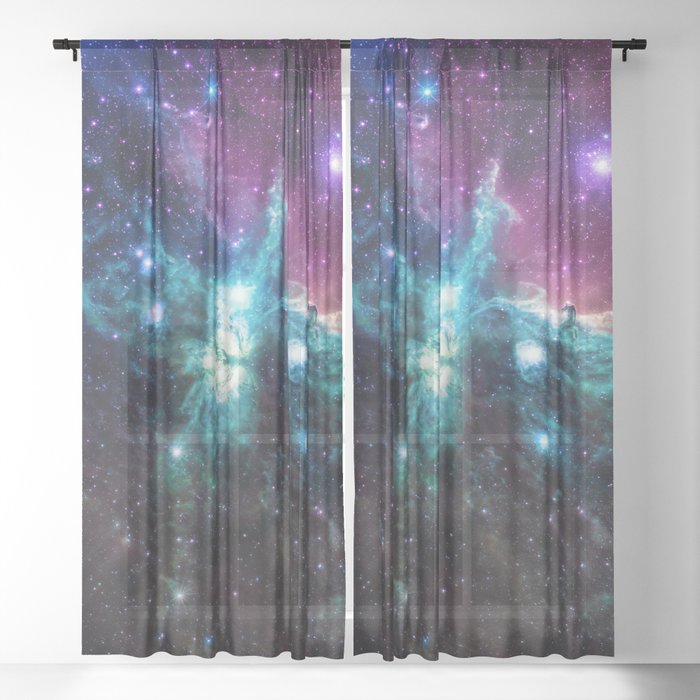 Pheonix Nebula Sheer Curtain