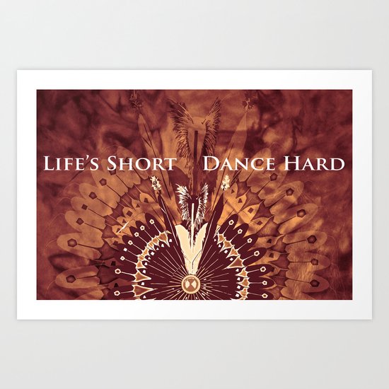 Dance Hard Art Print