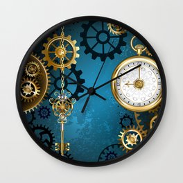 Skeleton Key Wall Clocks For Any Decor Style Society6