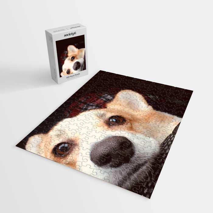Cute corgi puppy Jigsaw Puzzle by Medvezhnost`