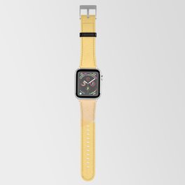 Geometric Minimalistic Circle Bubble Design Pattern in Yellow Apple Watch Band