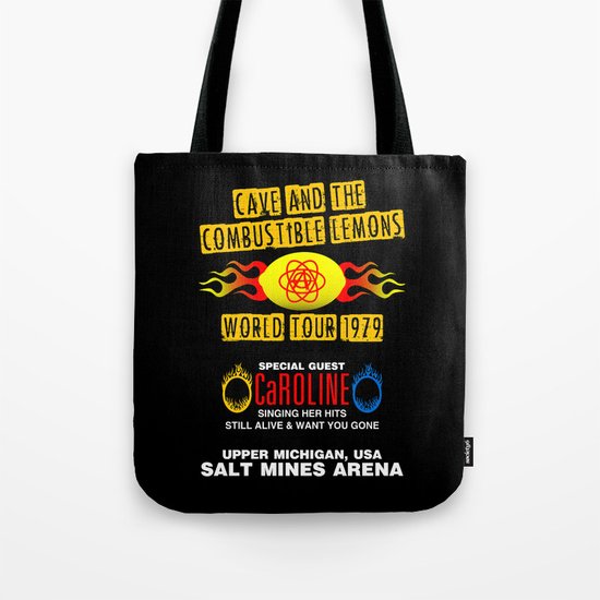 Cave & The Combustible Lemons Tote Bag