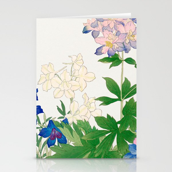 Delphinium flower Stationery Cards