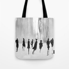 People in the city Tote Bag