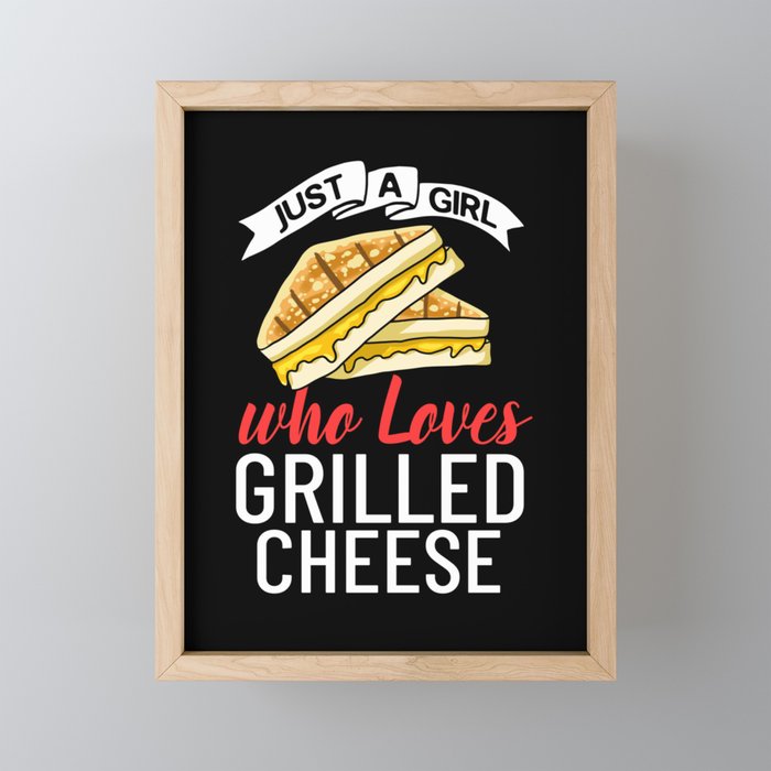 Grilled Cheese Sandwich Maker Toaster Framed Mini Art Print