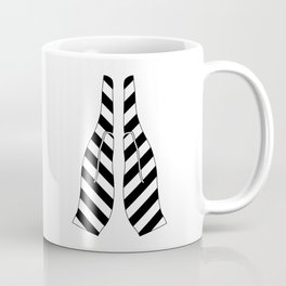 Striped Namaste Coffee Mug