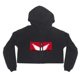 Open Mic Night Red Background Hoody