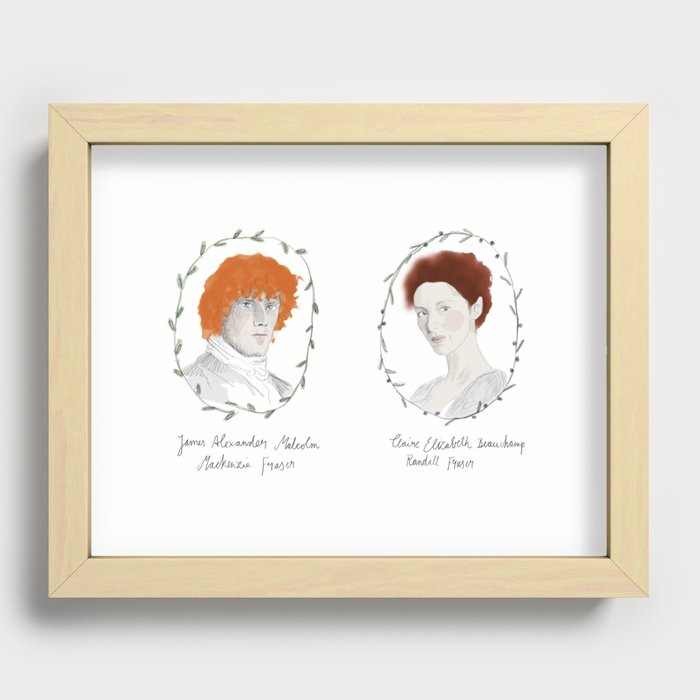 Jamie + Claire Recessed Framed Print