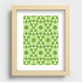 Verde Pattern Recessed Framed Print