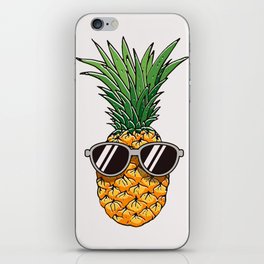 Summer Time Pineapple With Sunglasses iPhone Skin