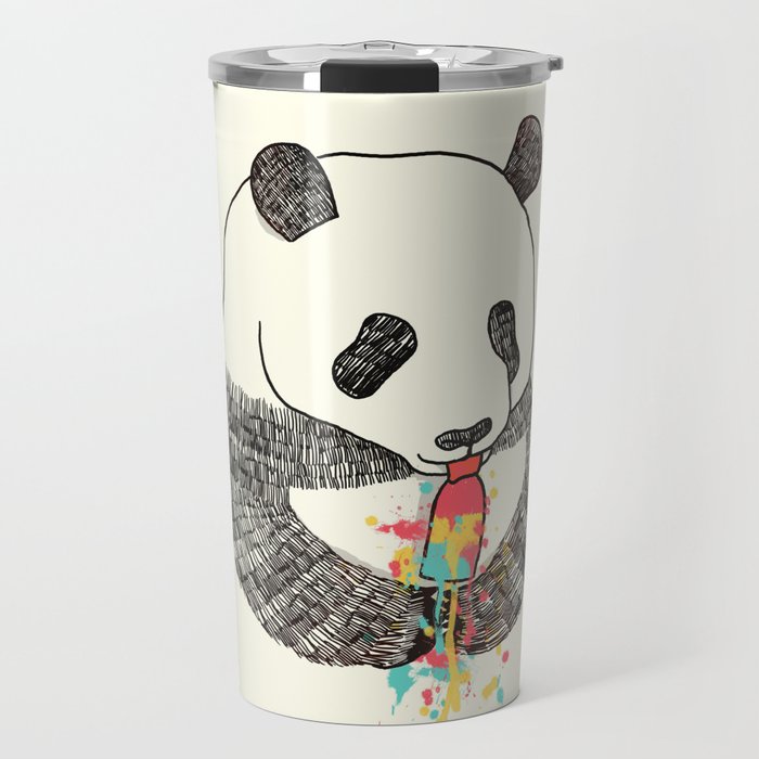 Panda Loves Ice Cream Travel Mug