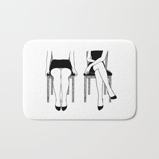 Be Bold or Italic, Never Regular Bath Mat