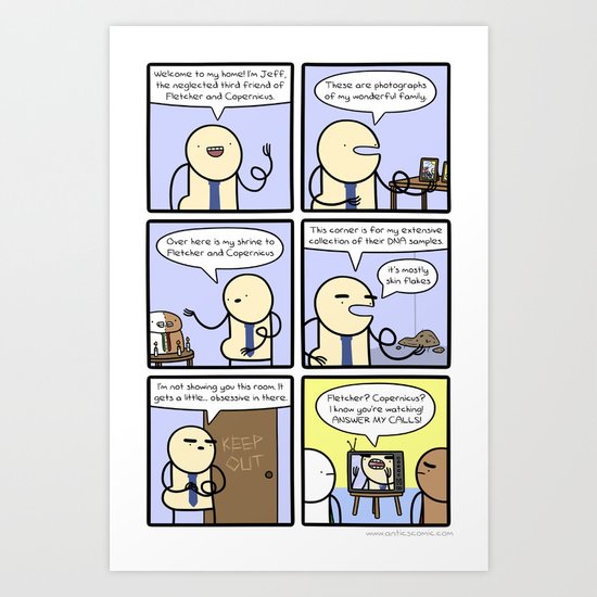 Antics #300 - lair of the beast Art Print