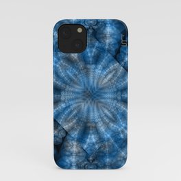 Fractal Imagination I - Sapphire iPhone Case