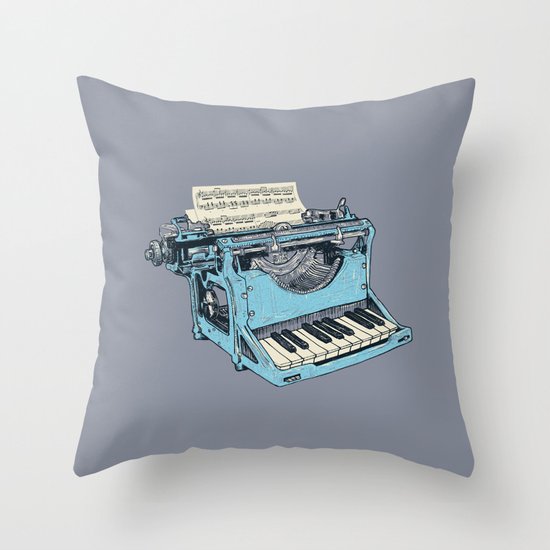 The Composition. Throw Pillow