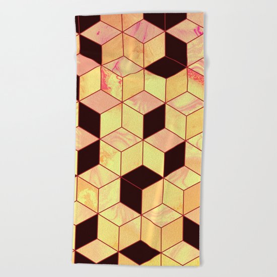 Geometrical Force #1 Beach Towel