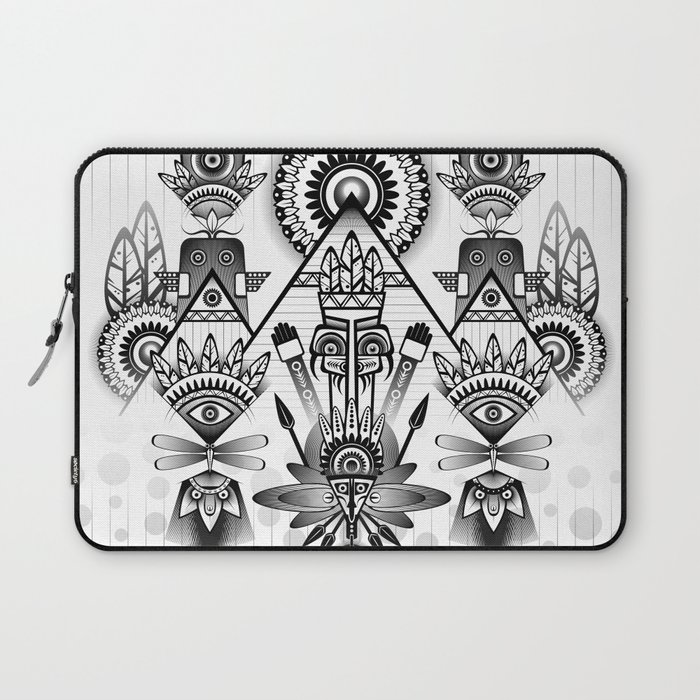 Abstract Ancient Native Indian Laptop Sleeve