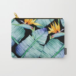 Fancy Tropical Pattern Carry-All Pouch