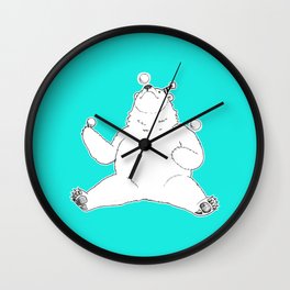 Juggling Bear Wall Clock | Bear, Ink Pen, Mammal, Circus, Juggle, Traditionalart, Animal, Clown, Drawing, Cute 