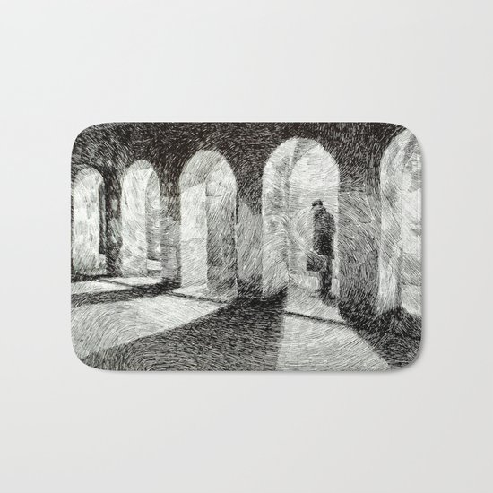 Fingerprint - Arcades Bath Mat