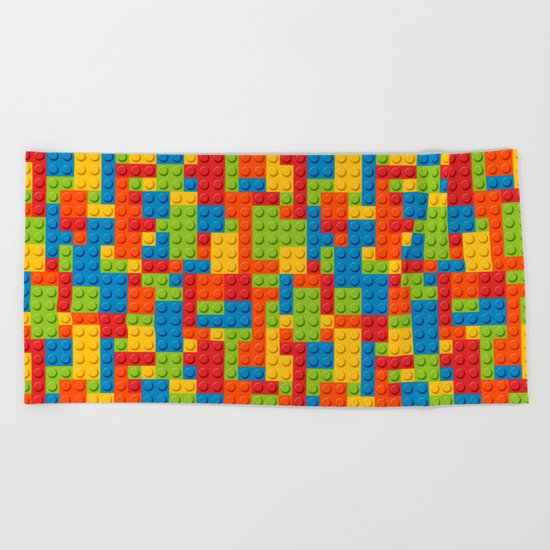 Bricks Beach Towel