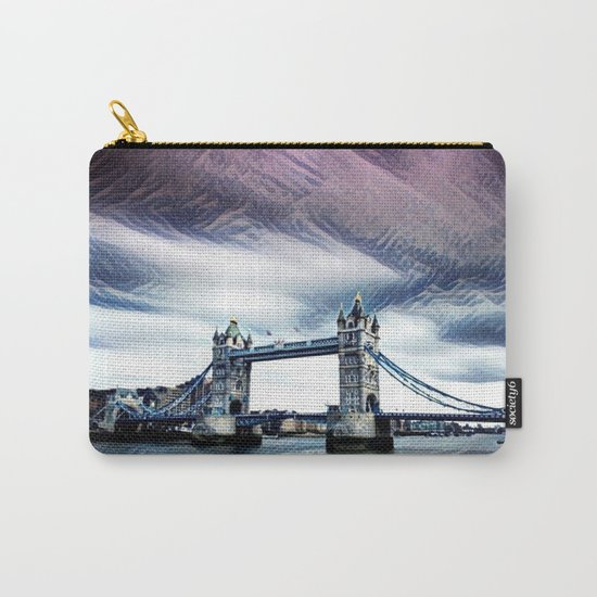 The Glorious London Bridge (Sunset & River) Carry-All Pouch