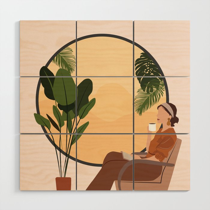 A Relaxing Afternoon Wood Wall Art