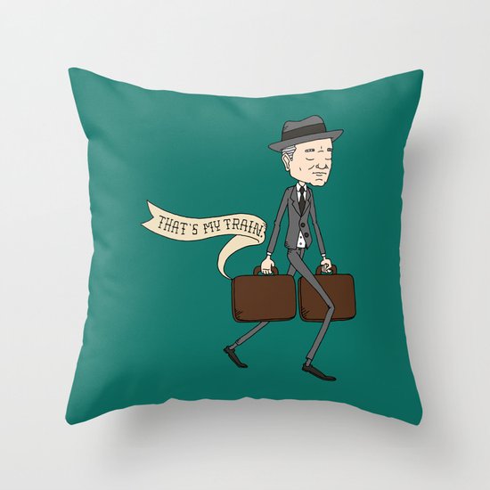 The Businessman Throw Pillow
