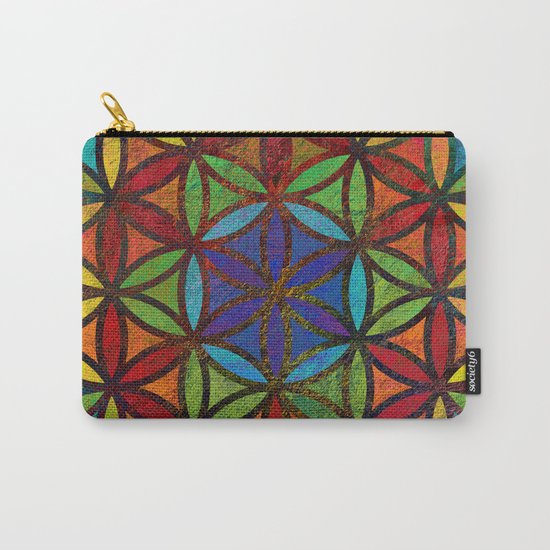 The Flower of Life (Sacred Geometry) 3 Carry-All Pouch