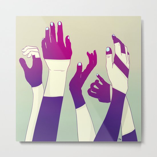 Crowd Metal Print