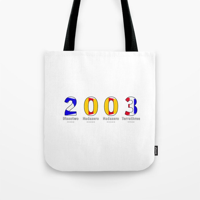 2003 - NAVY - My Year of Birth Tote Bag
