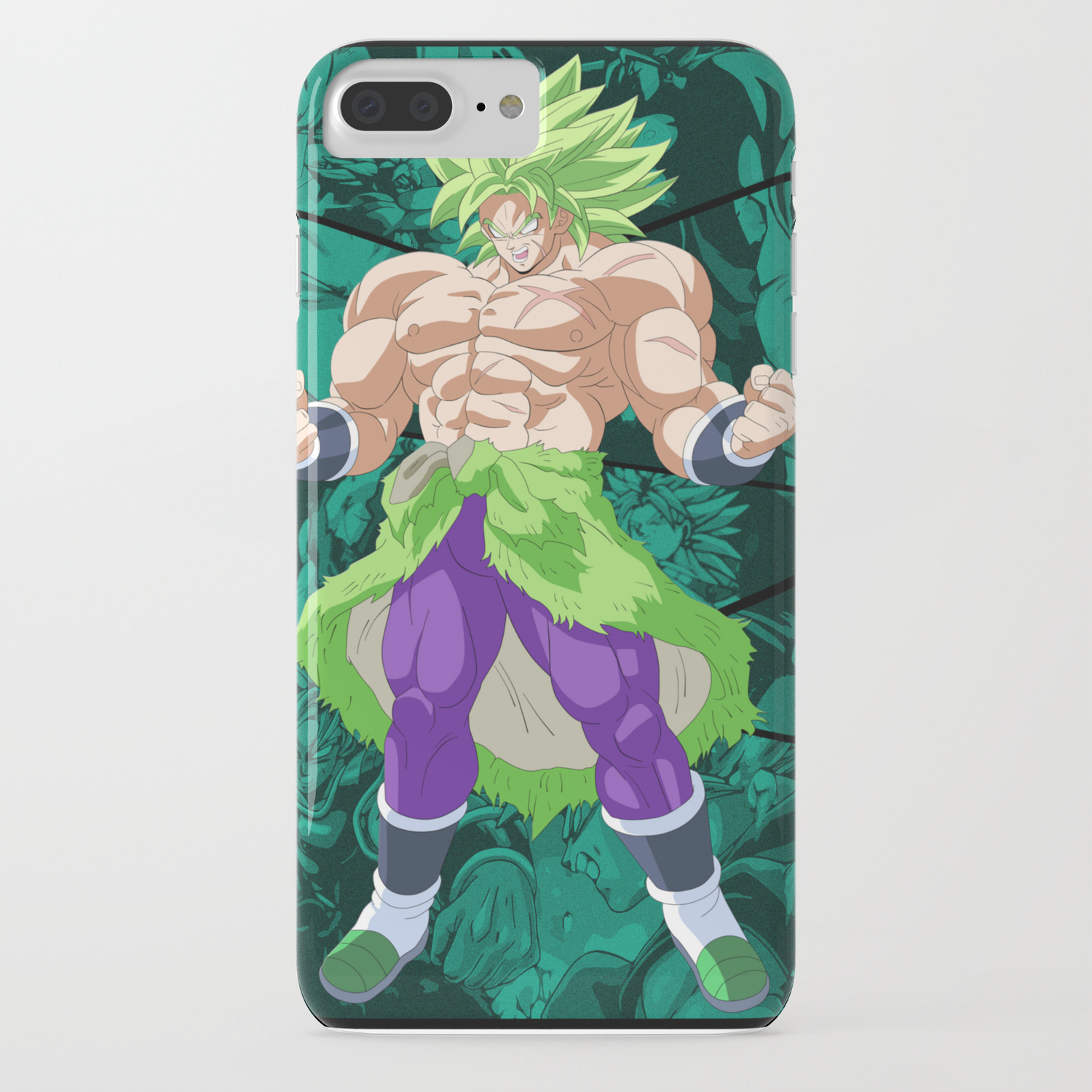 Legendary Saiyan Broly Dragon Ball Super Iphone Case By Makaiworld