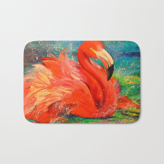 Flamingo Bath Mat