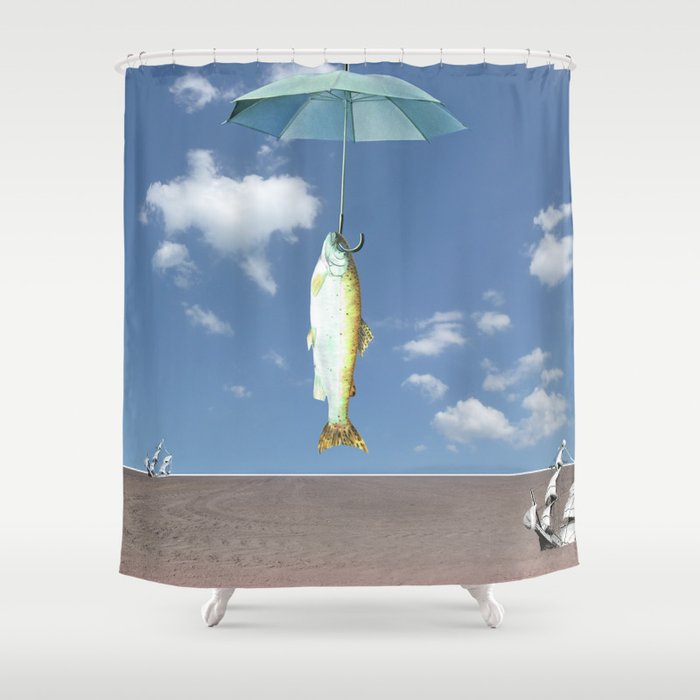 atmosphere · where is the truth Shower Curtain