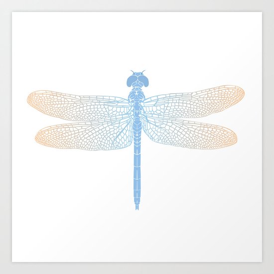 dragonfly v2 Art Print