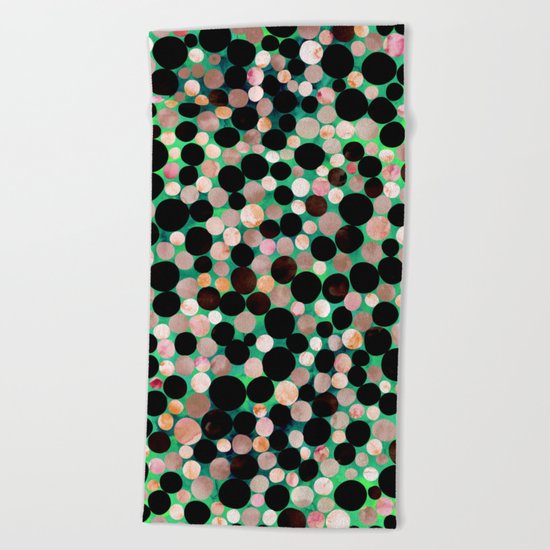 Confetti Pattern 02 Beach Towel